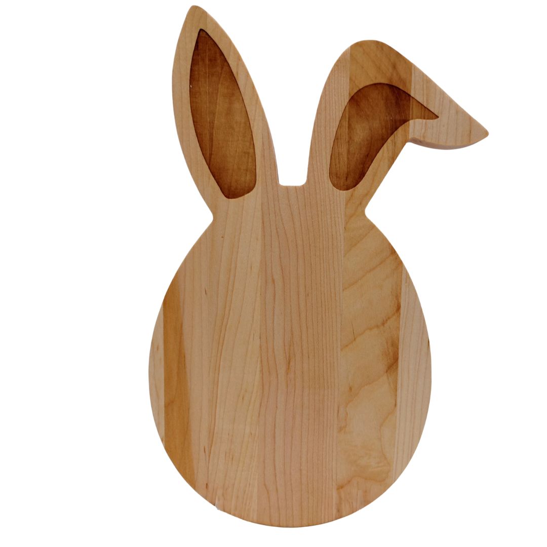 Easter Egg with Bunny Ears Wood Board