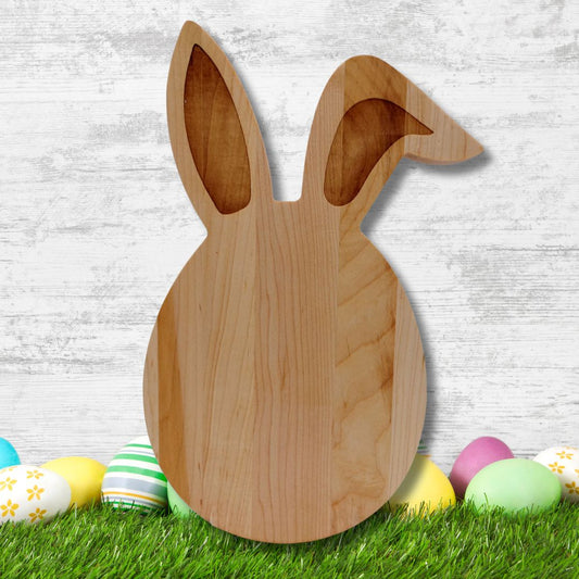 Easter Egg with Bunny Ears Wood Board