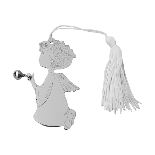 Angel with Bell Ornament with White Tassel