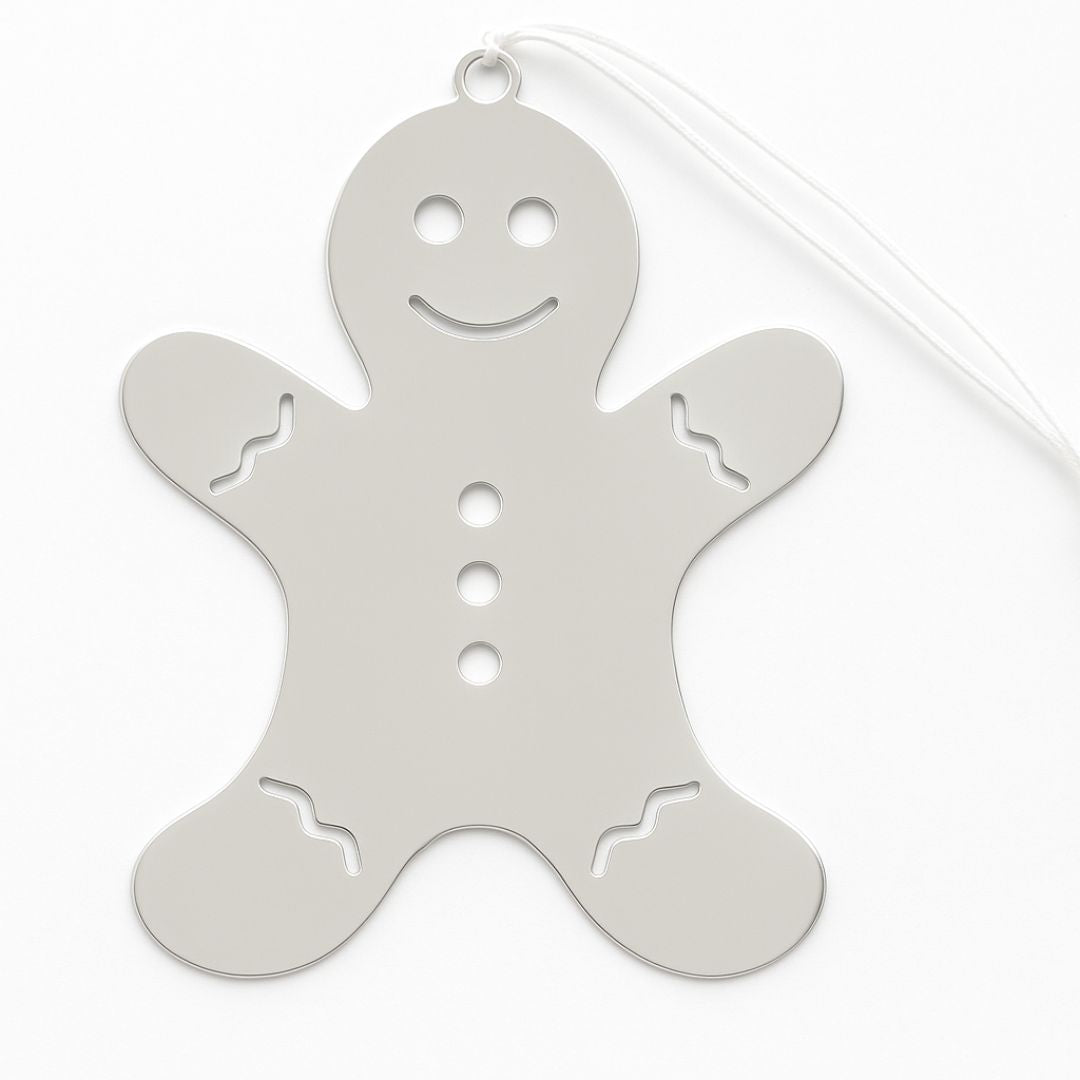 Gingerbread Ornament w/White Tassel