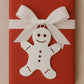 Gingerbread Ornament w/White Tassel