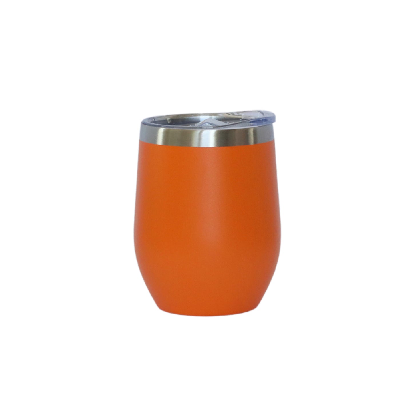 12 Oz Stemless Wine Tumbler - Orange