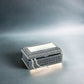 Silverplated Rectangular Box with Beaded Antique Design, 4"