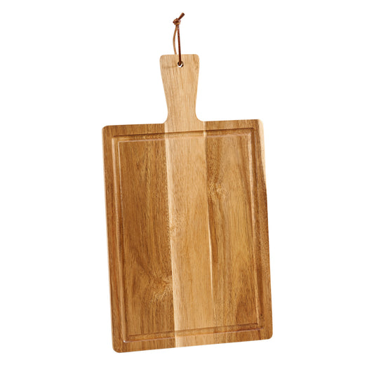 Acacia Wood Handled Cutting Board