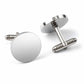 Modern Circle Cuff Links