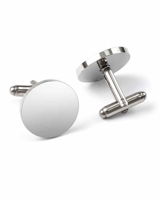 Modern Circle Cuff Links