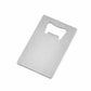 Credit Card style Bottle Opener 3.3" X 2.1" SS