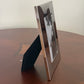 Oxford 5 inch x 7 inch photo frame with a bright metal finish and timeless design, perfect for displaying cherished photos in either portrait or landscape orientation.