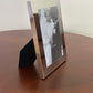 Montauk 5 inch x 7 inch photo frame with a bright metal finish and classic design, perfect for displaying cherished photos and can be personalized for a special touch.