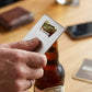 Credit Card style Bottle Opener 3.3" X 2.1" SS