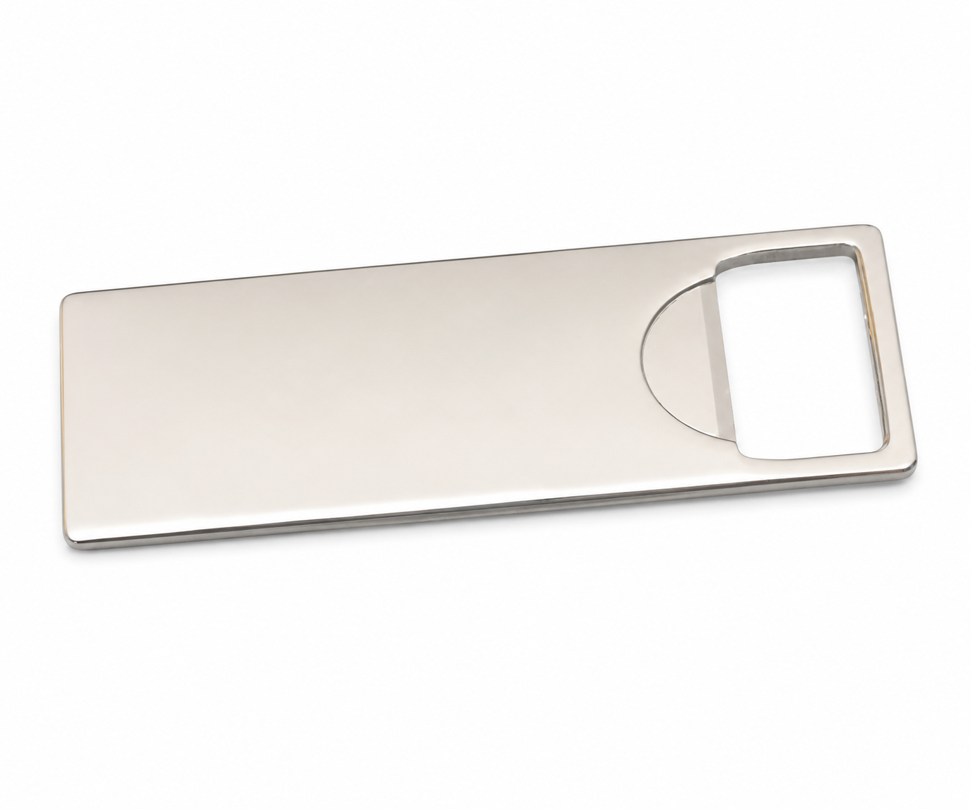 Rectangular Bottle Opener 3.75" NP