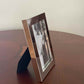 Montauk 4 inch x 6 inch photo frame with a bright metal finish and classic design, perfect for displaying cherished photos and can be personalized for a special touch.