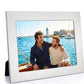 Oxford 4 inch x 6 inch photo frame with a bright metal finish and timeless design, ideal for displaying cherished photos and can be personalized for a special touch.