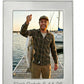 Oxford 5 inch x 7 inch photo frame with a bright metal finish and timeless design, perfect for displaying cherished photos in either portrait or landscape orientation.