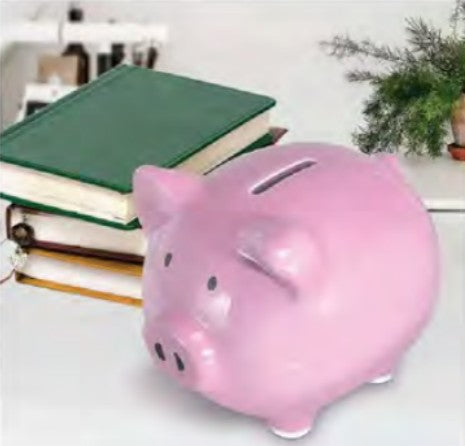 Pink XL Piggy Ceramic Bank
