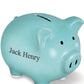 Blue XL Piggy Ceramic Bank