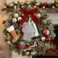 Dog Paw Ornament w/White Tassel