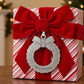 Wreath Ornament w/White Tassel