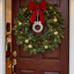 Wreath Ornament w/White Tassel