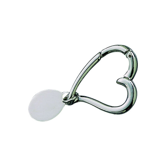 Outlined Heart Keychain