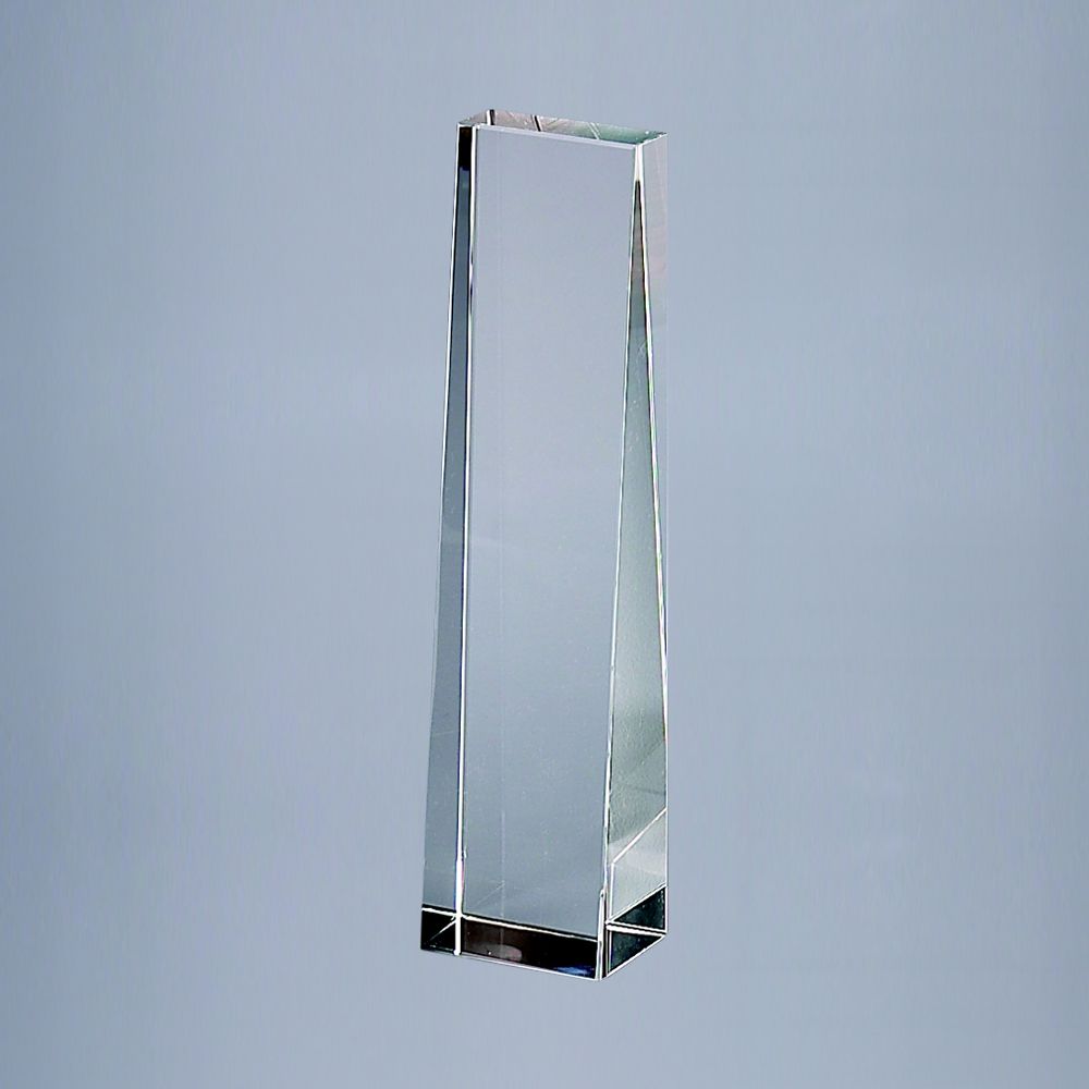 Optic Crystal Obelisk, 8.75"