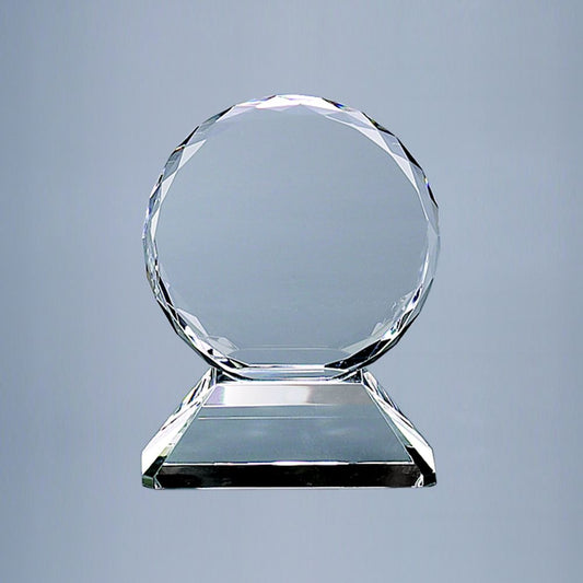 Optic Crystal Trophy On Base, 6.75"