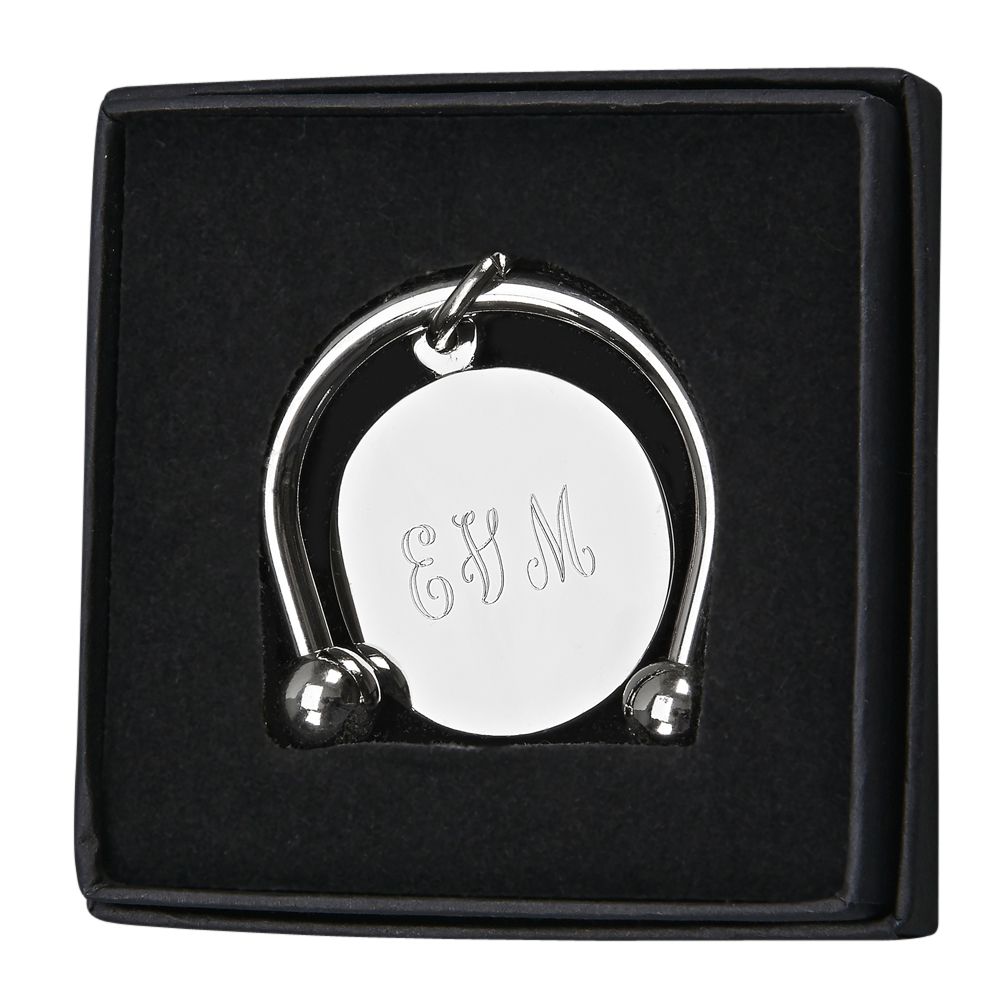 Disc Shaped Keychain creativegiftsdirect