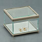 Square Glass Box With Hinged Cover, 3.75"