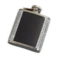 White Crystal Flask With Black Panel