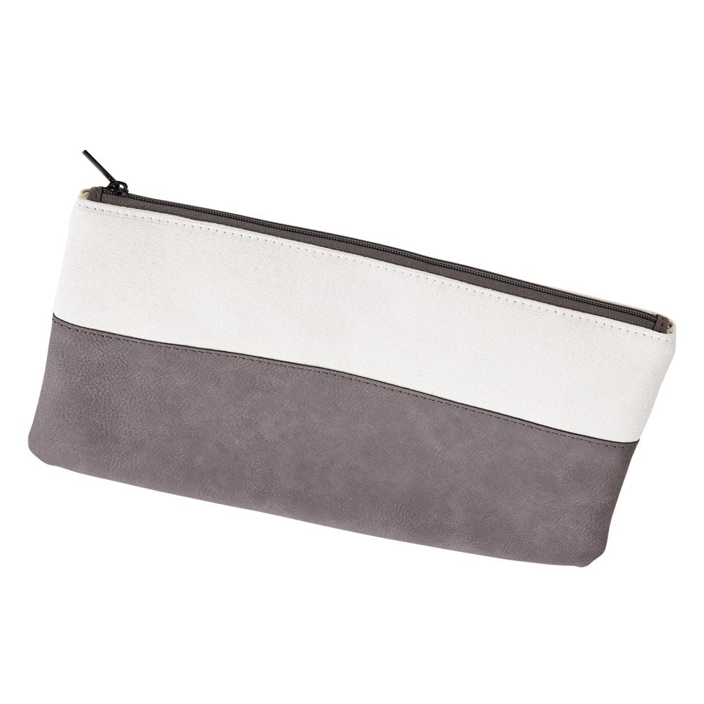 Leatherette/Canvas Grey Case