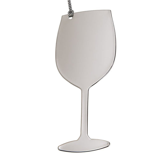 Wine Glass Ornament Np 3.375" X 1.5"