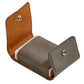 Leatherette Playing Cards Case,  Grey 3.75"