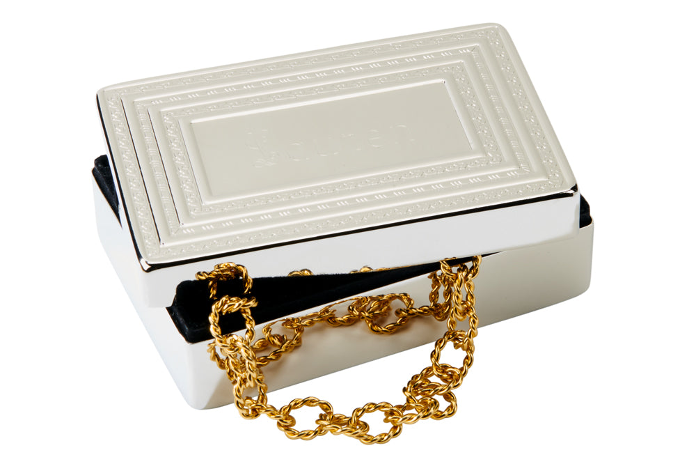 Rect Lift Top Jewelry Box, Np 1.5" X 3" X 4.5"