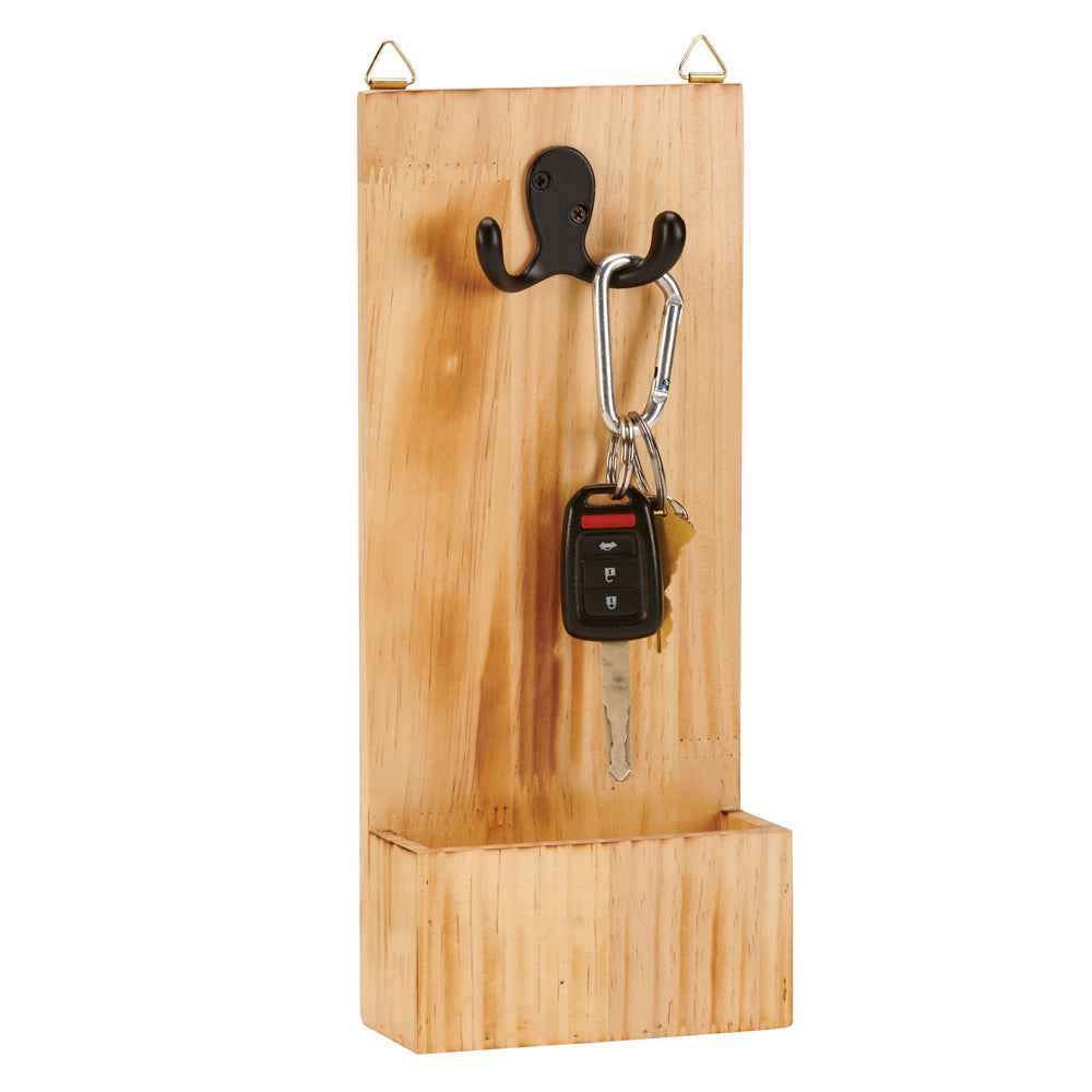 Light Wood Wall Hanging Holder With Hook