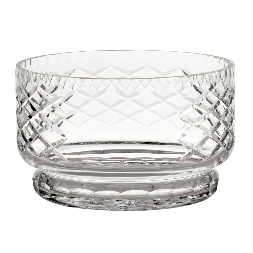 Crystal Round Bowl With Medallion Ii Pattern, 5.5" X 9"