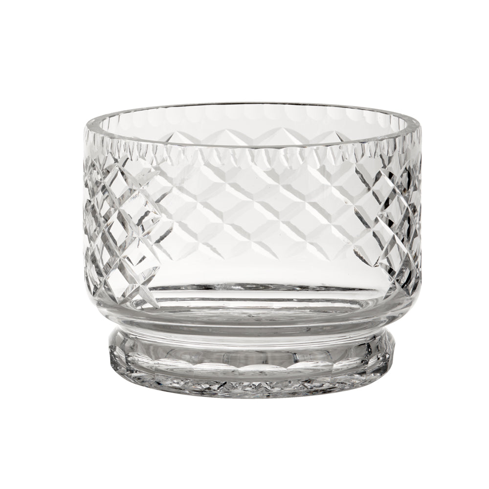 Crystal Round Bowl With Medallion Ii Pattern, 4.5" X 6"