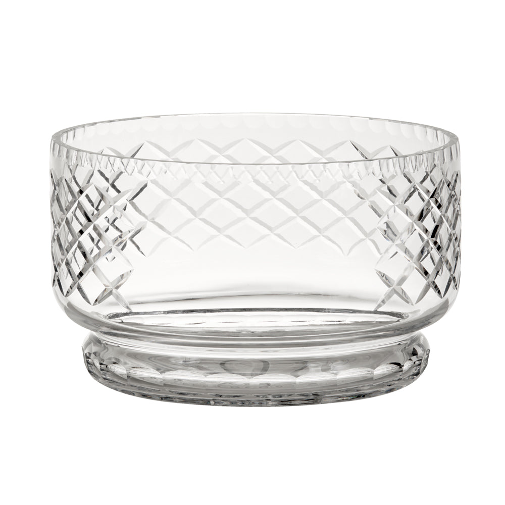 Crystal Round Bowl With Medallion Ii Pattern, 4.5" X 7.5"