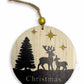 Round Wood Ornament, 4"