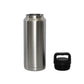 36 Oz Stainless Steel Twist-Off Cap Water Bottle- Silver