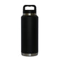 36 Oz Stainless Steel Twist-Off Cap Water Bottle - Black